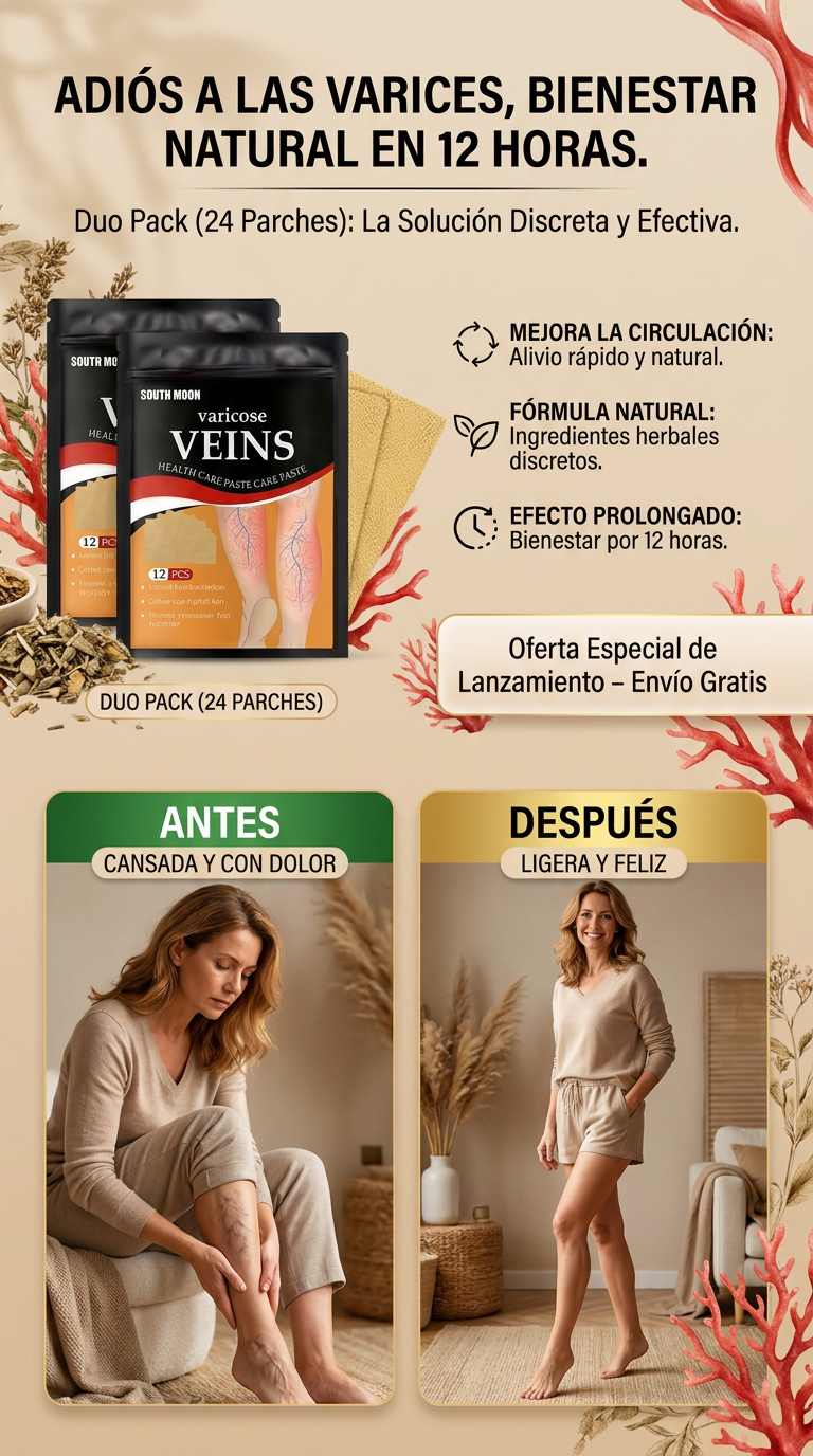 Duo Pack (24 Parches Naturales): MEJORA LA CIRCULACIÓN